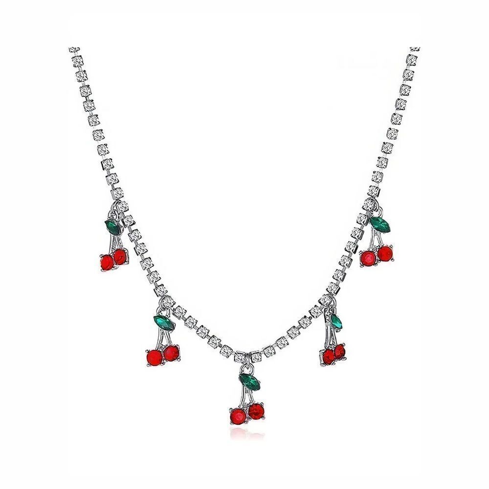 Cherry Necklace Q294